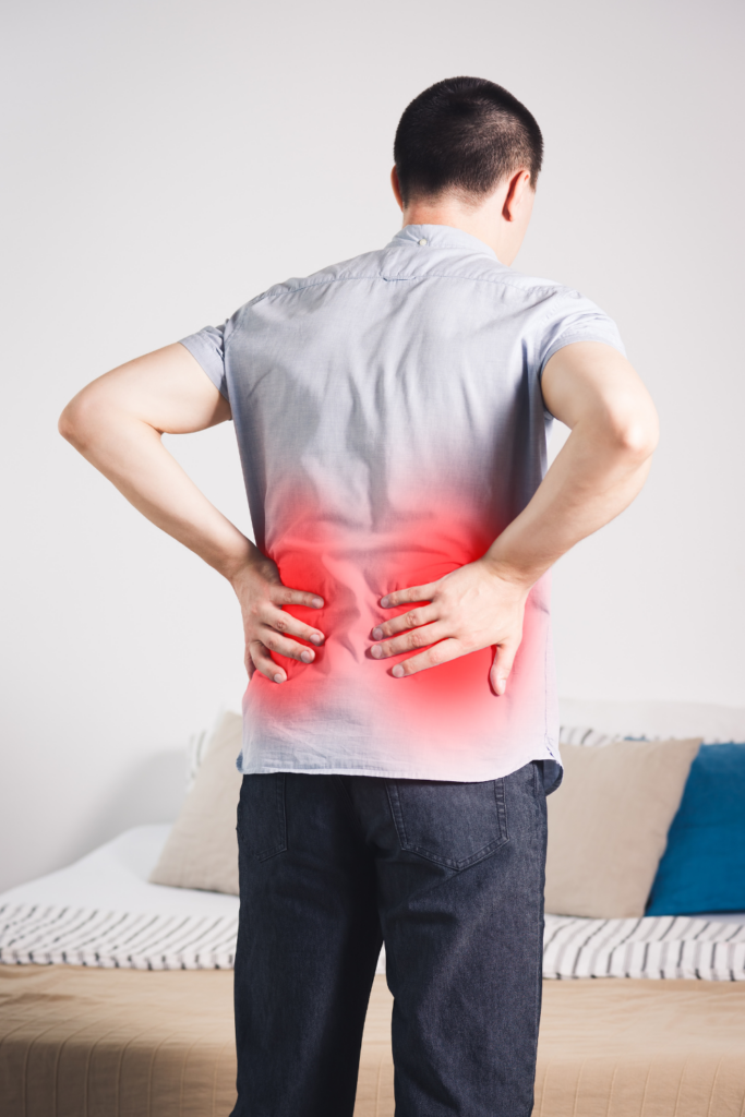 Pacific Yoga & Fitness, online yoga instructor, shares Yoga For Low Back Pain. childs pose with lateral flexion.
