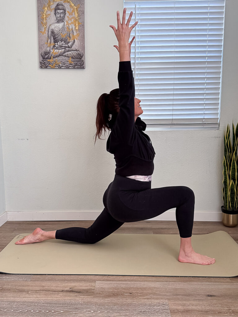 Pacific Yoga & Fitness, online yoga instructor, shares Yoga For Low Back Pain. Low Lunge
